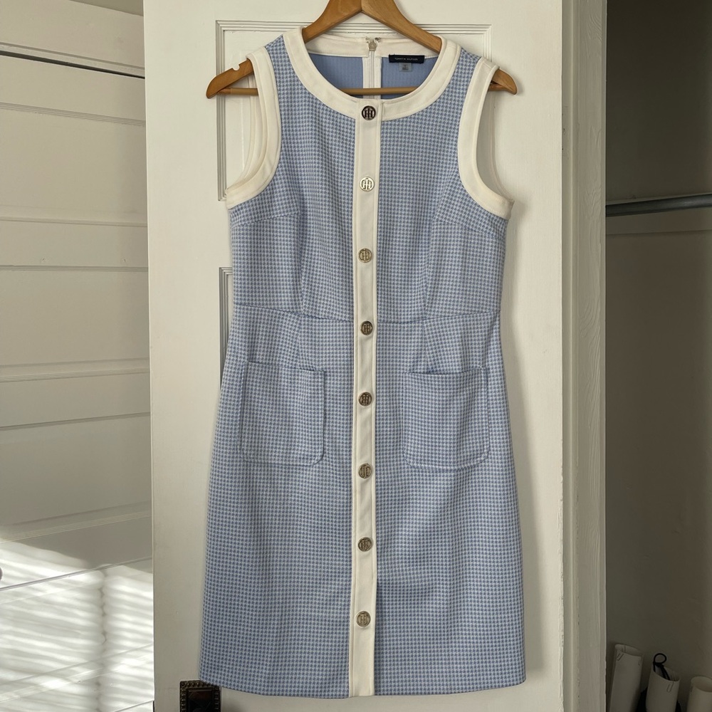 Tommy Hilfiger Size 8 Houndstooth Dress